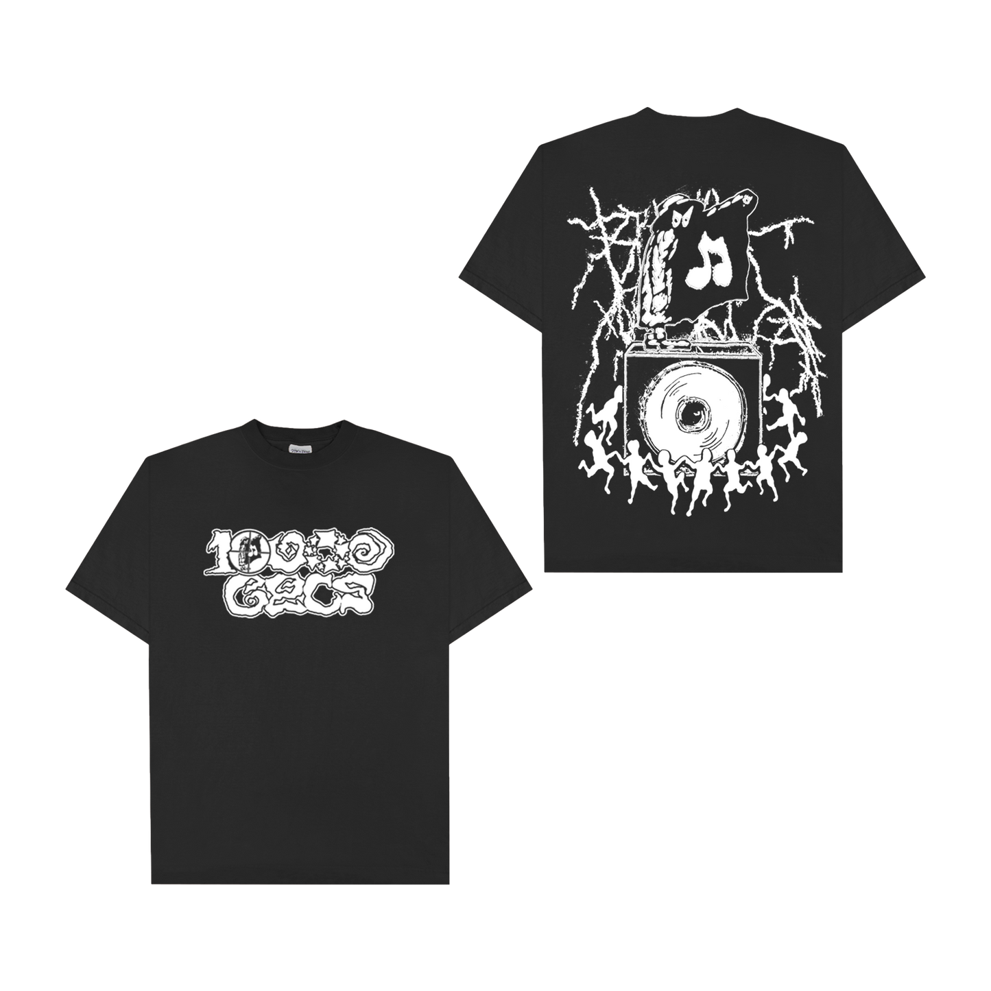 100 gecs 10000 gecs バンドTシャツ Mサイズ 10,000 gecs tee – 100 gecs