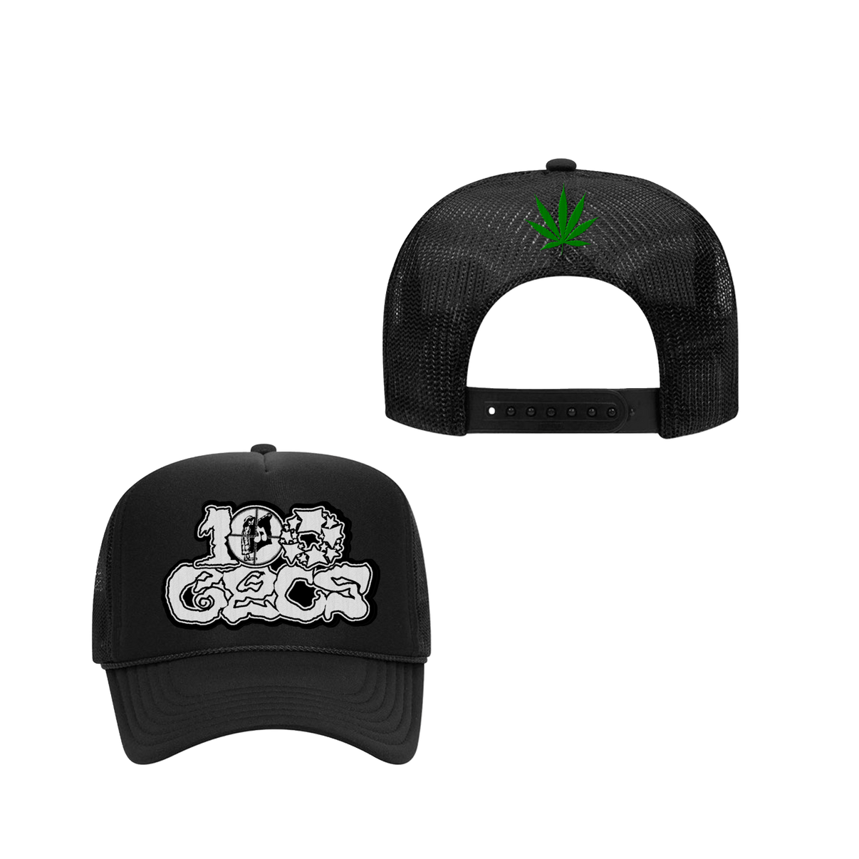 logo trucker hat 100 gecs